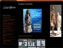 Tablet Screenshot of lionel-ducos-sculpteur.com
